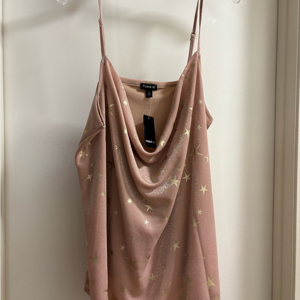 Torrid Pink Shimmery Camisole